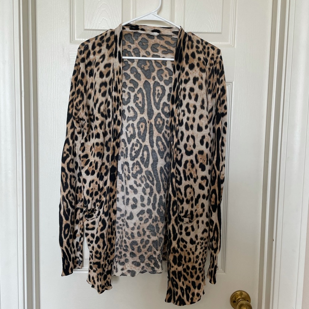 Leopard Cardigan SZ L